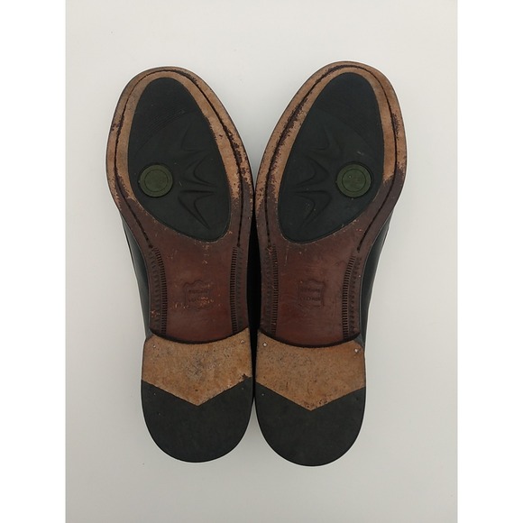 G H BASS & CO WEEJUN TWO Tone BLACK AND BROWN KILTIE TASSEL LOAFERS SIZE 11 D - Picture 14 of 16